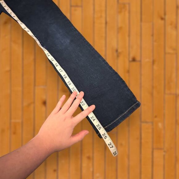 Imogene + Willie RN129065 Dark Wash Straight Leg Cotton Stretch Jeans Size 27 - Picture 3 of 10